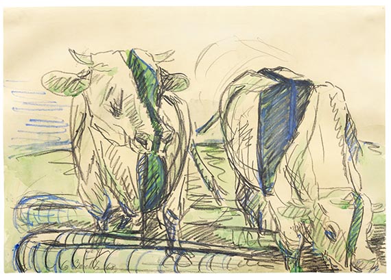 Georg Baselitz - Zwei Kühe