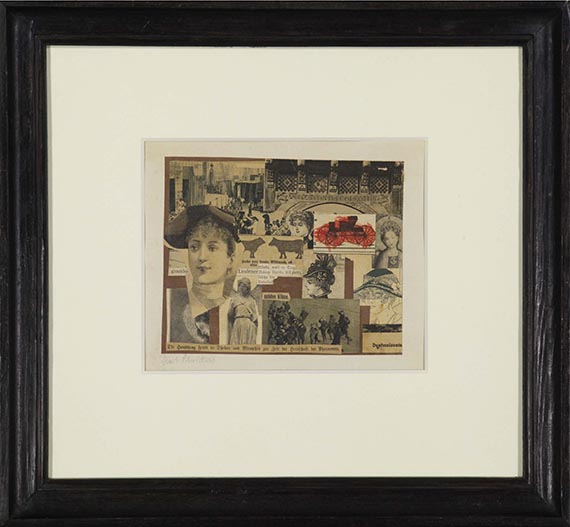 Kurt Schwitters - Ohne Titel (Die Handlung spielt in Theben) - Cornice