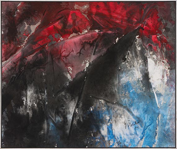 Fred Thieler - Aufbrechendes Schwarz - Cornice