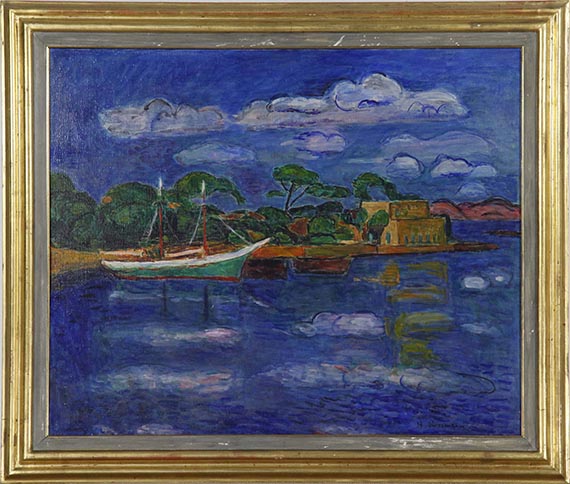 Hans Purrmann - Hafen von Porto d'Ischia - Cornice