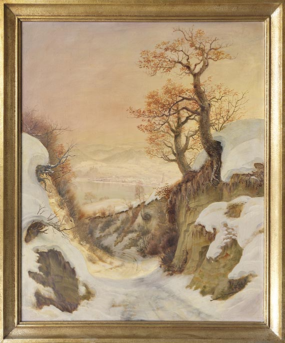Otto Dix - Hohlweg im Winter - Cornice
