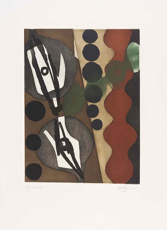 Ernst Wilhelm Nay - Sechs Aquatinten. Über den Menschen - Altre immagini