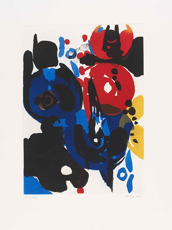 Ernst Wilhelm Nay - Sechs Aquatinten. Über den Menschen - Altre immagini