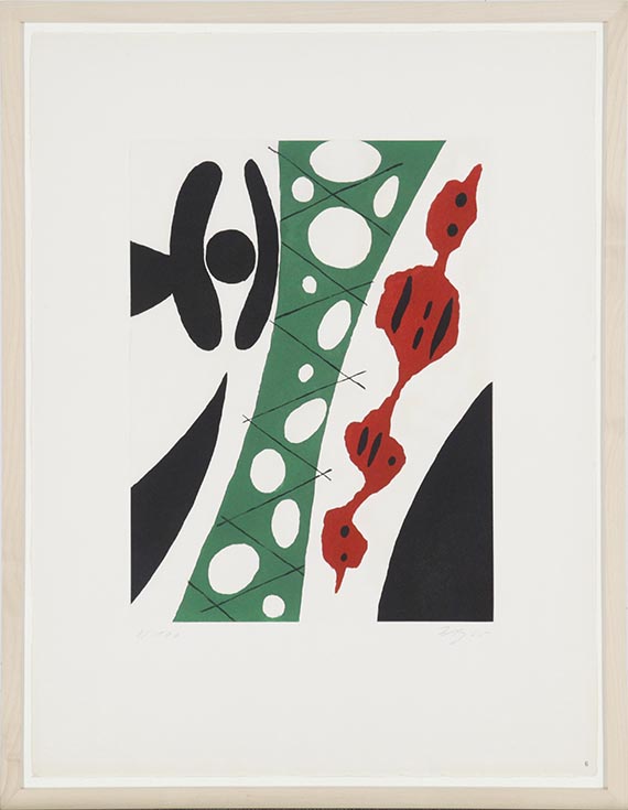Ernst Wilhelm Nay - Sechs Aquatinten. Über den Menschen - Cornice
