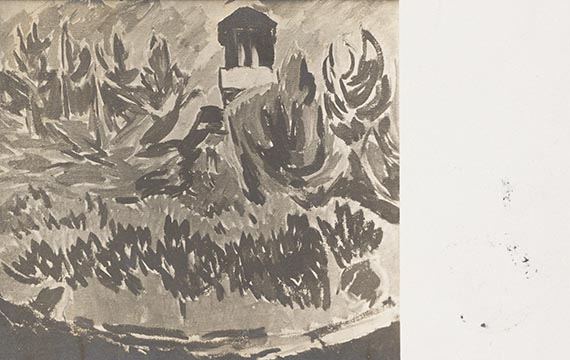  Konvolut - 9 Postkarten, teils mit Motiven von Karl Schmidt-Rottluff, an den Künstler selbst und Ernst Beyersdorff - Altre immagini