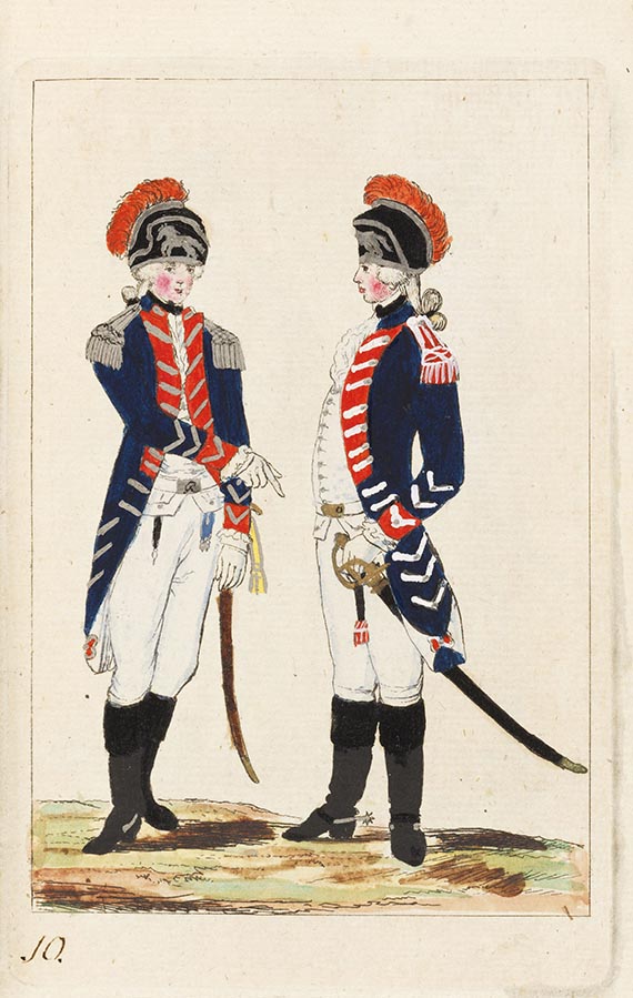 Johann Gottlieb Ferdinand Ronnenberg - Abbildung der chur-hannoverschen Armée-Uniformen