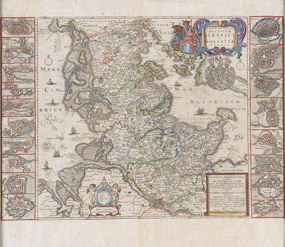 Joan Blaeu - Nova & accurata  ducatuum Slesvici et Holstatiae descriptio