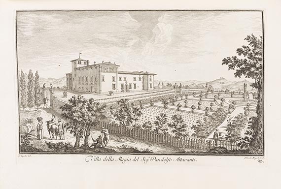 Giuseppe Zocchi - Vedute delle ville Toscana - Scelta die XXIV vedute della Firenze - Altre immagini