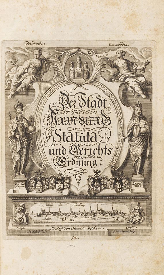   - Der Stadt Hamburg Statua und Gerichts Ordnung. Mit 1 Beigabe (Erläuterungsheft, 1978)