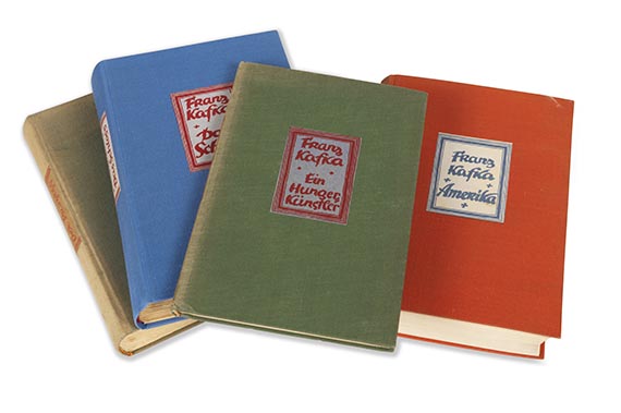 Franz Kafka - Der Prozeß. Das Schloß. Amerika. - Dabei: Ein Hungerkünstler