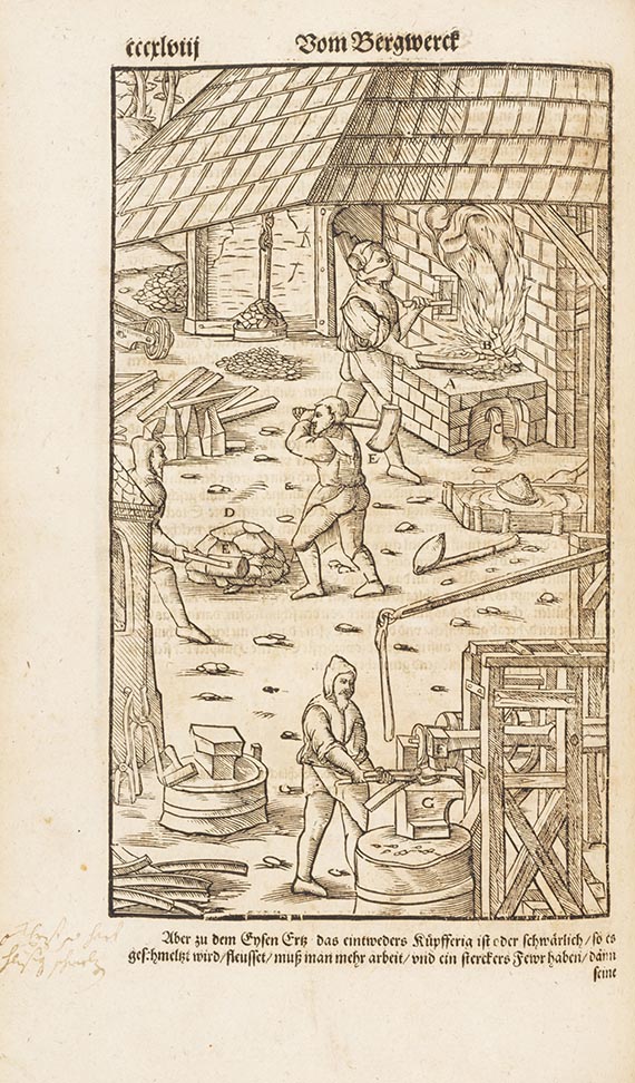 Georgius Agricola - Bergwerck Buch. + 1 Beigabe