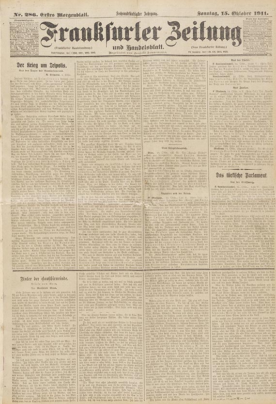 Gottfried Benn - Unter der großhirnrinde2 in FAZ