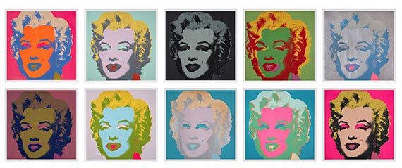 Andy Warhol - Marilyn Monroe (10 Blatt) - Altre immagini