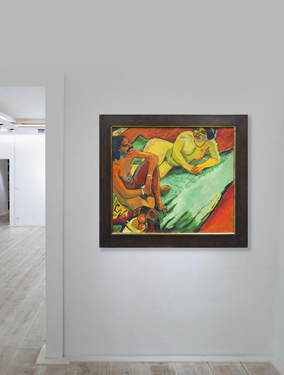 Hermann Max Pechstein - Inder und Frauenakt / Früchte (Rückseite) - Altre immagini