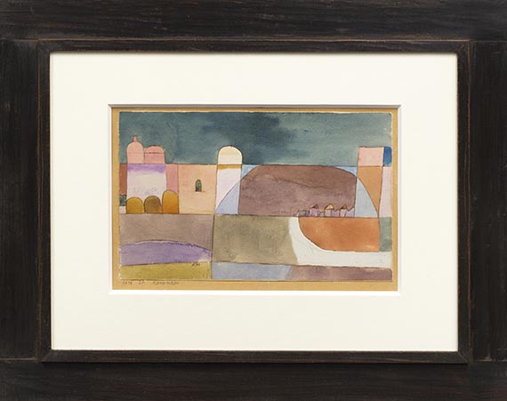 Paul Klee - Kairuan (Kairuan mit den Kamelen und dem Esel) - Cornice