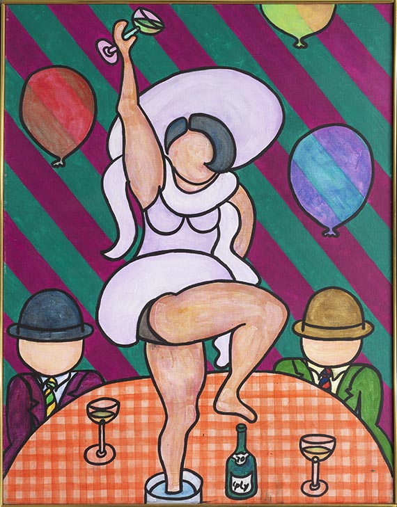 William N. Copley - Happy New Year - Cornice