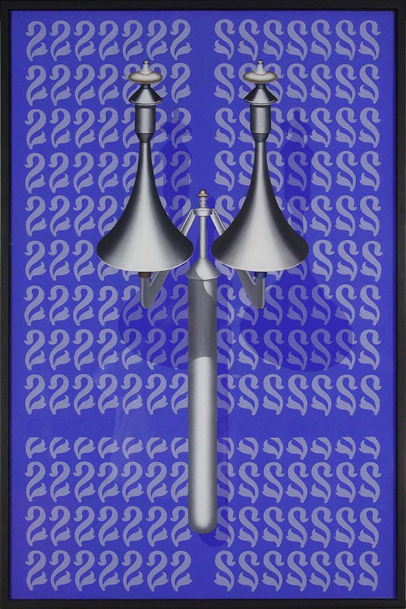 Konrad Klapheck - Der Bigamist - Cornice