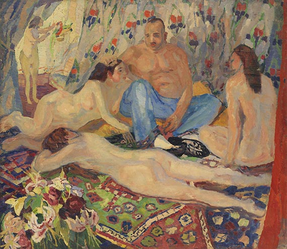Albert Weisgerber - Mann im Harem