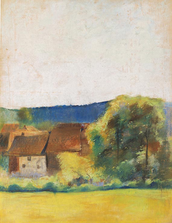 Lesser Ury - Bauernhäuser