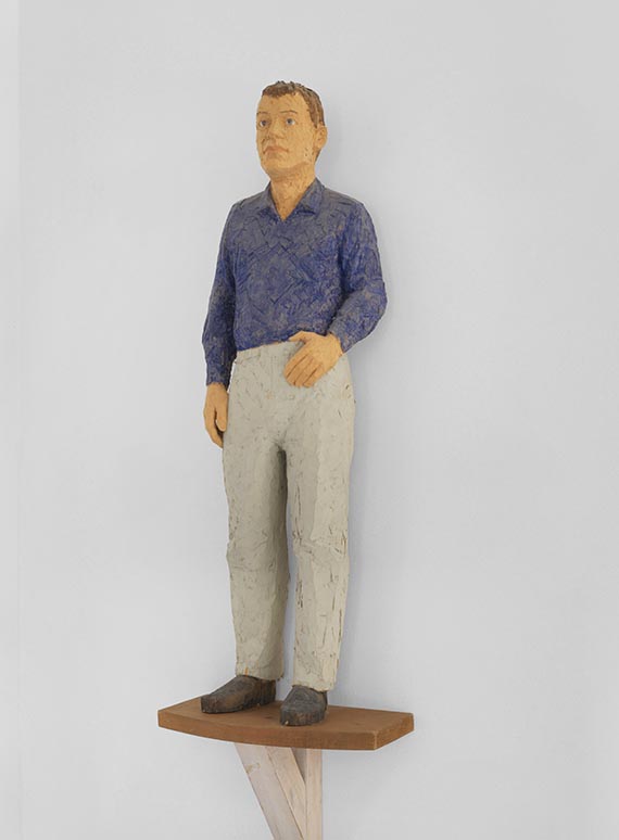 Stephan Balkenhol - Mann in blauem Hemd - Altre immagini