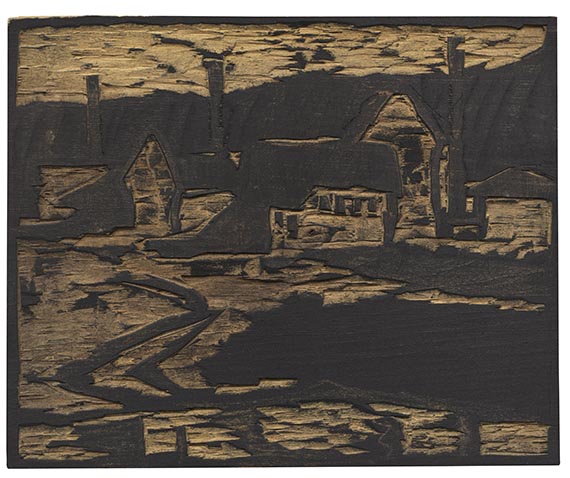 Karl Schmidt-Rottluff - Häuser am Wasser