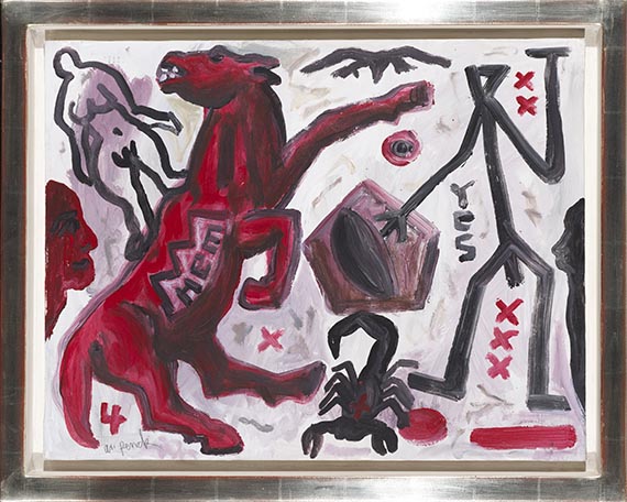 A. R. Penck (d.i. Ralf Winkler) - Ohne Titel - Cornice