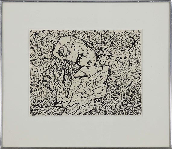 Jean Dubuffet - Personage dans un paysage - Cornice