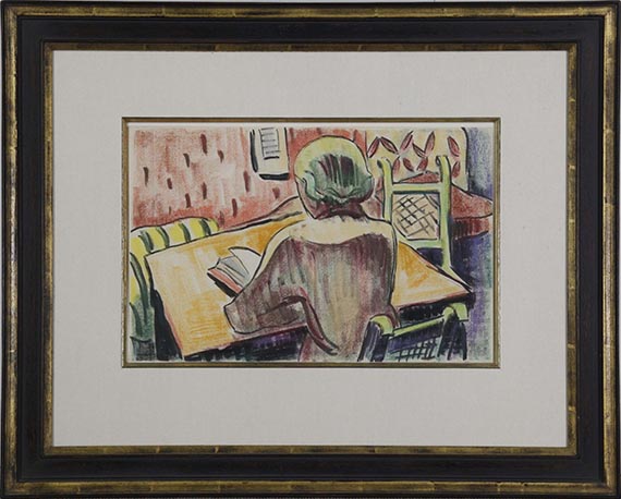 Karl Schmidt-Rottluff - Beim Lesen - Cornice