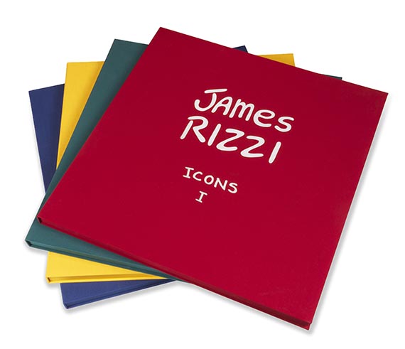 James Rizzi - Icons I, II, III und IV sowie 1 Bl. Beigabe - Altre immagini