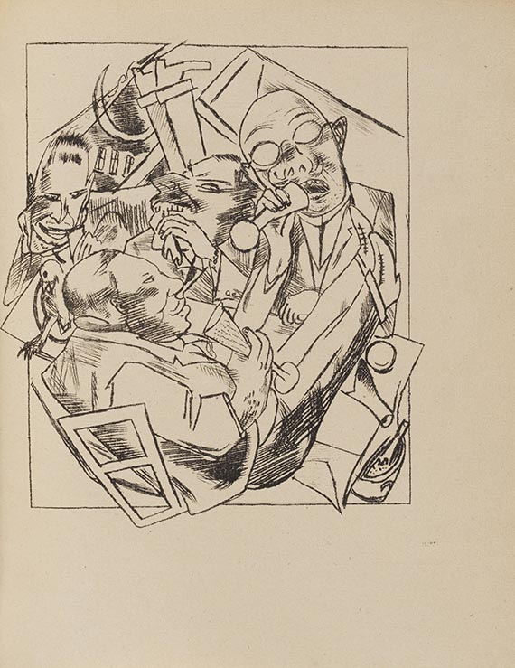 Max Beckmann - L. von Braunbehrens, Stadtnacht