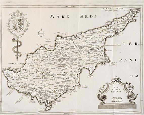 Johann Paul Reinhard - Vollständige Geschichte des Königreichs Cypern. 2 Teile in 1 Band