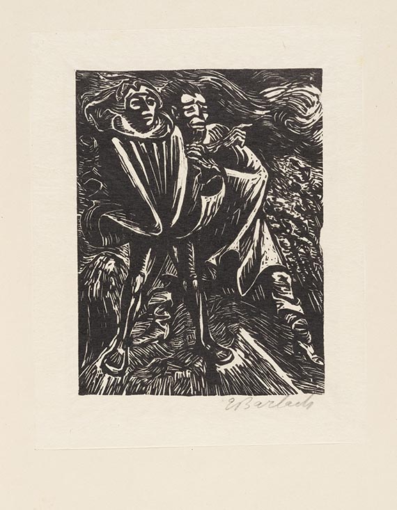 Ernst Barlach - Goethe, Walpurgisnacht