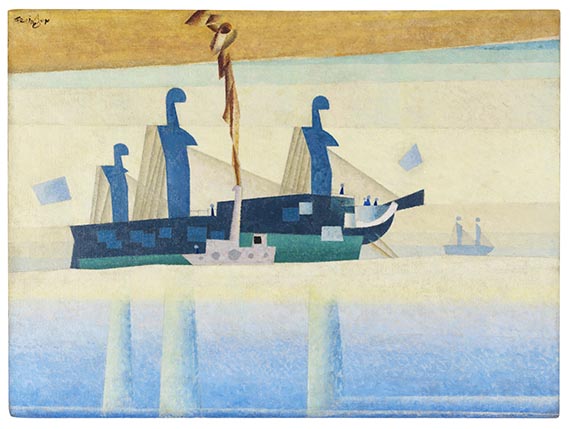 Lyonel Feininger - Hulks