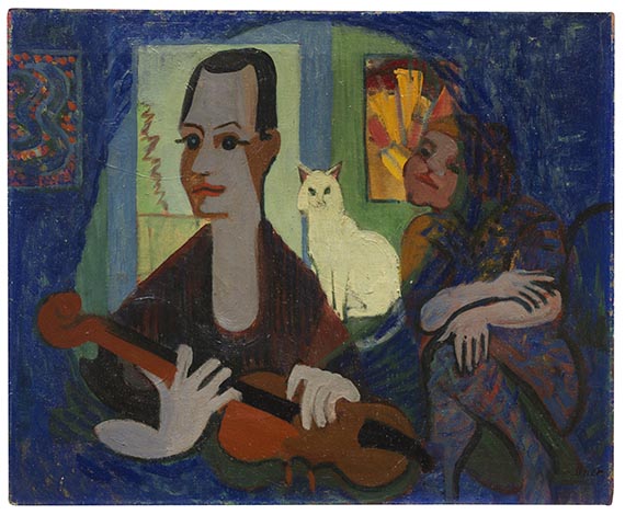 Kirchner - Hommage à Klee (Bildnis Paul Klee und Frau)