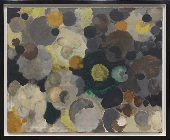 Ernst Wilhelm Nay - Smaragd in Grau - Cornice