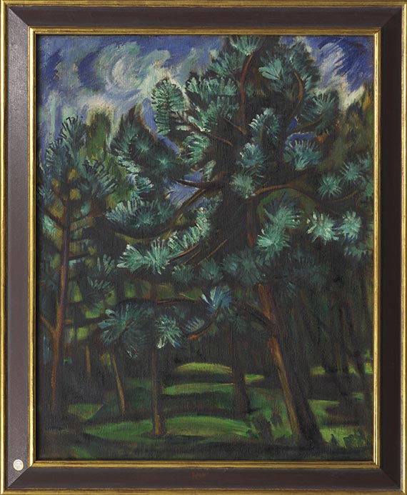 Hermann Max Pechstein - Kiefernwald nach dem Regen - Cornice