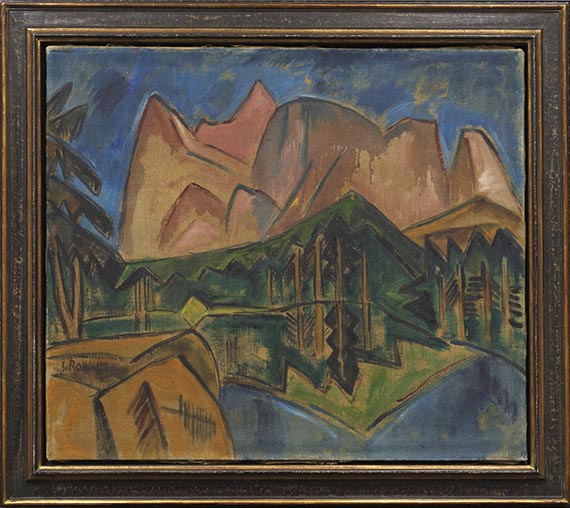 Karl Schmidt-Rottluff - Alpenlandschaft - Cornice