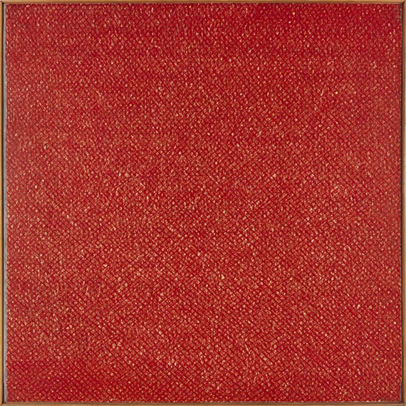 Piero Dorazio - Tic-Tac Rosso - Cornice