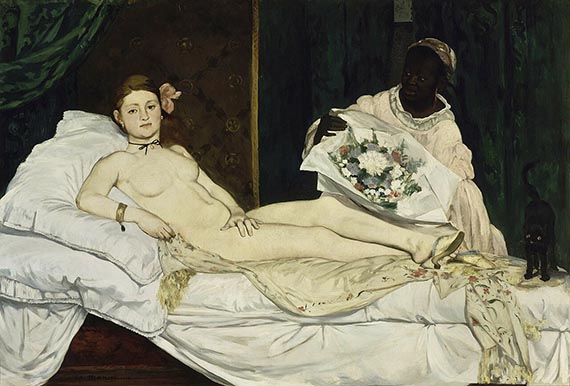 Illustration  for: &Eacute;douard Manet, Olympia, 1863, oil on canvas, Mus&eacute;e d&rsquo;Orsay, Paris.