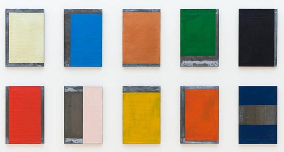 Illustration for: Günther Förg, Untitled, 1987, acrylic paint and lead on wood, The Fisher Collection at the San Francisco Museum of Modern Art. © Estate Günther Förg, Suisse / VG Bild-Kunst, Bonn 2026