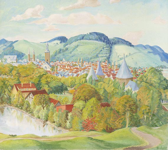 Erich Heckel - Blick auf Goslar