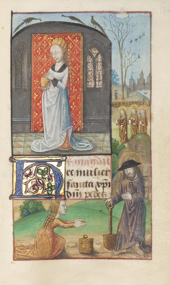  Manuskripte - Stundenbuch auf Pergament. Flandern 1480-1500 - Altre immagini