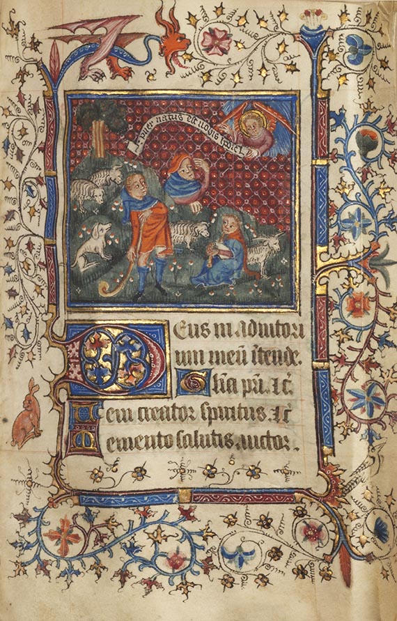  Manuskripte - Stundenbuch auf Pergament. Bretagne um 1410 - Altre immagini