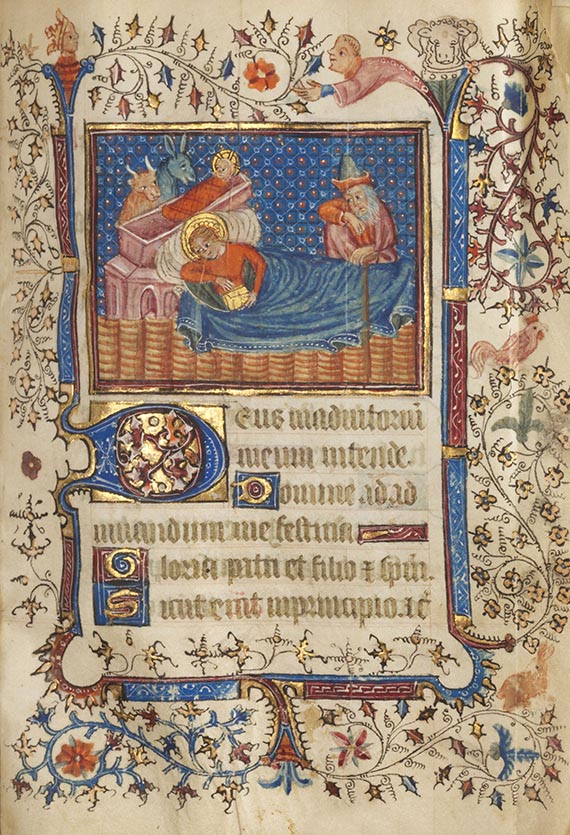  Manuskripte - Stundenbuch auf Pergament. Bretagne um 1410 - Altre immagini