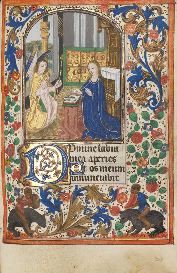  Manuskripte - Stundenbuch auf Pergament. Flandern und Nordfrankreich, um 1480 - Altre immagini