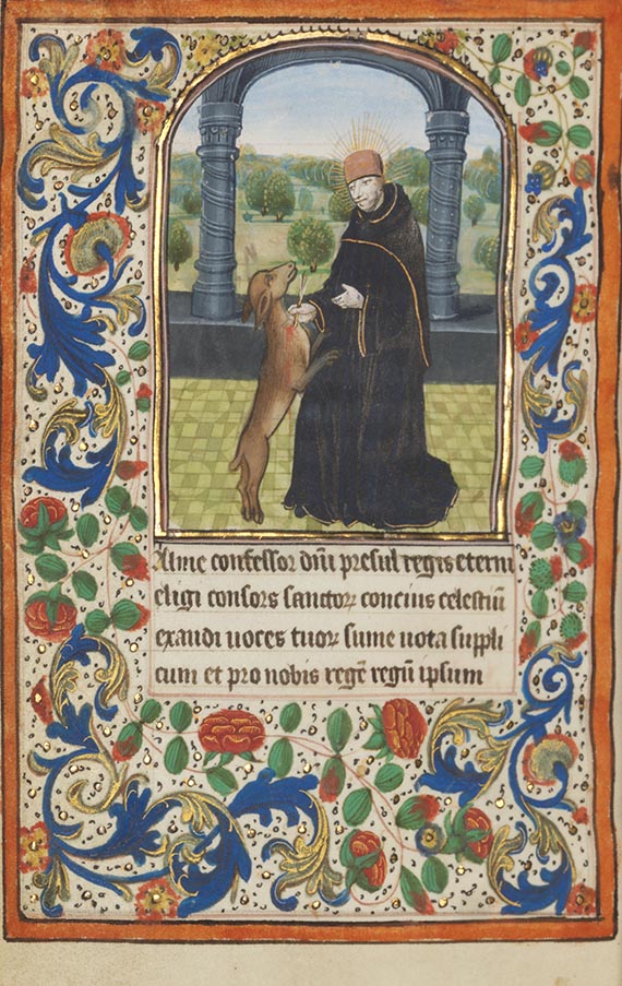  Manuskripte - Stundenbuch auf Pergament. Flandern und Nordfrankreich, um 1480 - Altre immagini