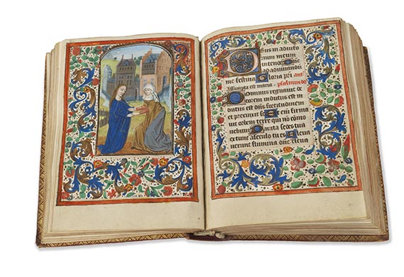  Manuskripte - Stundenbuch auf Pergament. Flandern und Nordfrankreich, um 1480 - Altre immagini