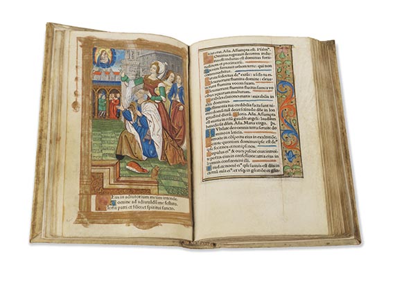  Horae B.M.V. - Gedrucktes Stundenbuch auf Pergament - Altre immagini