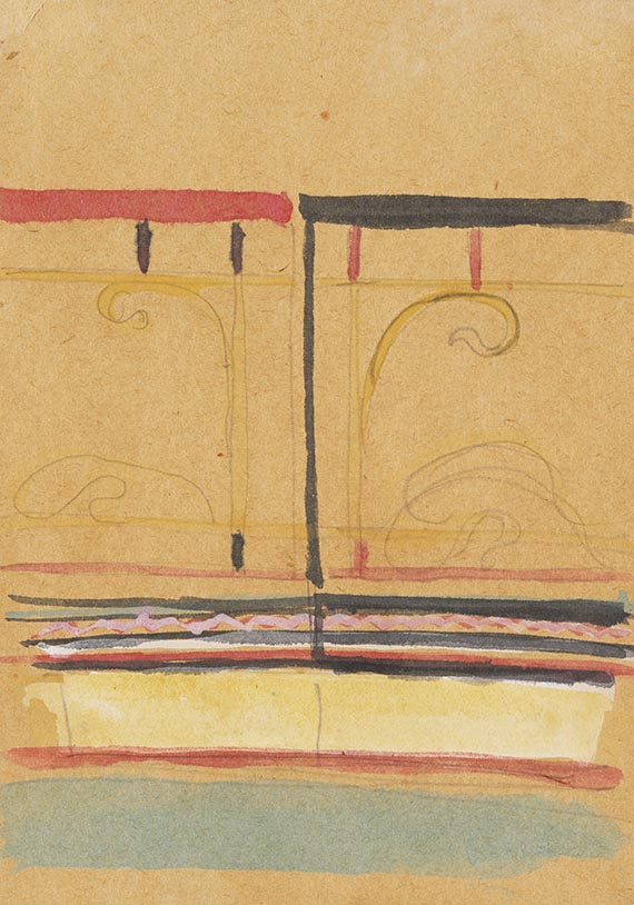 Kasimir Malewitsch - Entwürfe für die Ausgestaltung des Roten Theaters (9 Blatt) - Altre immagini