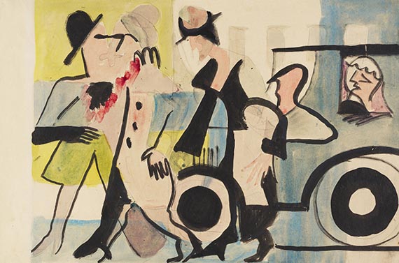 Ernst Ludwig Kirchner - Straßenszene